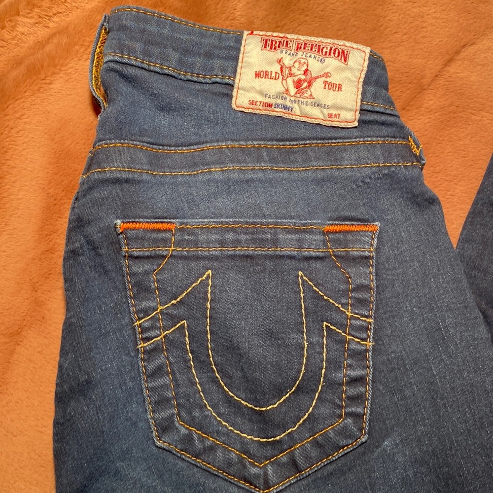 True Religion Halle Mid-Rise Curvy Skinny Jeans